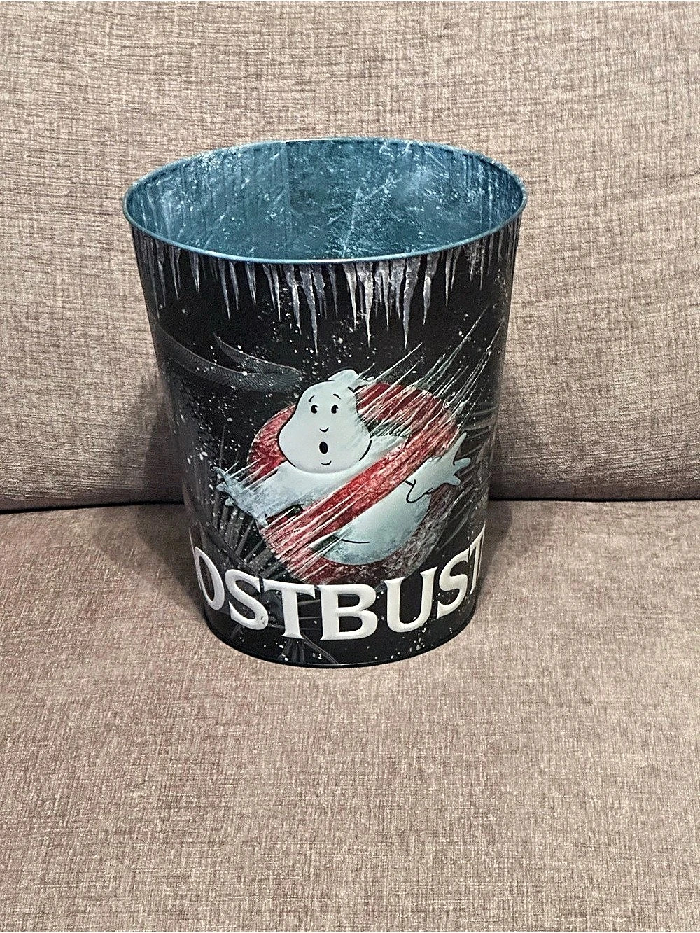 Ghostbusters: Frozen Empire metal popcorn, bucket